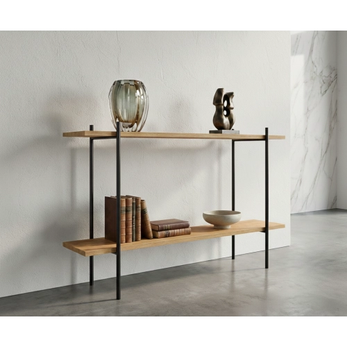 KONSOLA Z DREWNA LITEGO DĄB OLCHA JESION SKD-370